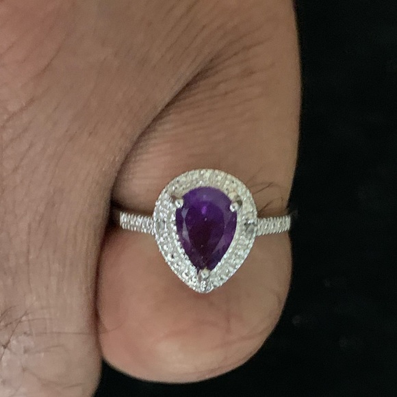 Ring Amethyst SS-925 - Picture 1 of 6